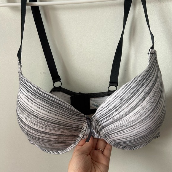 my Style White, Grey & Black Adjustable Bra - Picture 2 of 6